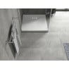 Mexen Hugo quadratische Duschwanne SMC 70 x 70 cm, weiß, weiße Abdeckung - 42107070-W