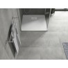 Mexen Hugo brodzik kwadratowy SMC 80 x 80 cm, biały, maskownica biała - 42108080-W