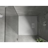 Mexen Hugo brodzik kwadratowy SMC 90 x 90 cm, biały, maskownica biała - 42109090-W