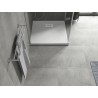 Mexen Hugo vierkante douchebak SMC 90 x 90 cm, wit, witte afdekplaat - 42109090-W
