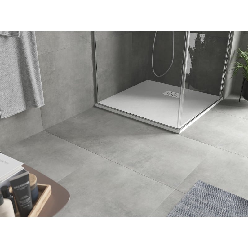 Mexen Hugo piatto doccia quadrato SMC 90 x 90 cm, bianco, copertura bianca - 42109090-W