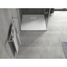 Mexen Hugo brodzik kwadratowy SMC 90 x 90 cm, biały, maskownica biała - 42109090-W