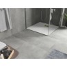 Mexen Hugo brodzik kwadratowy SMC 80 x 80 cm, biały, maskownica złota - 42108080-G