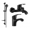 Mexen Fabia DF05 Wannen-Set, schwarz - 746503DF05-70