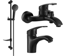 Mexen Fabia DF05 set da bagno, nero - 746503DF05-70