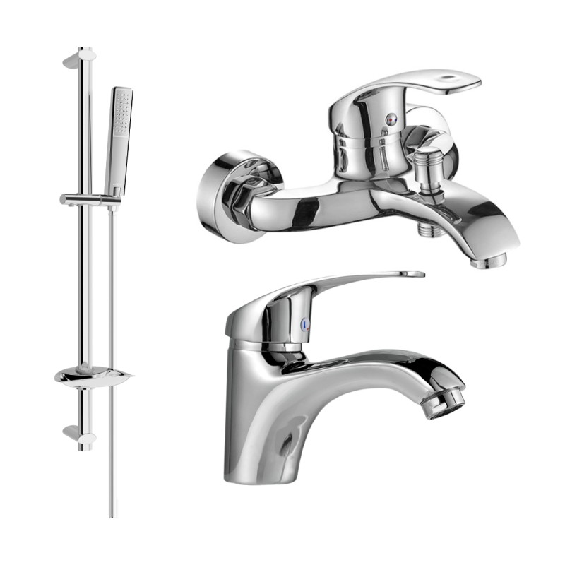Mexen Fabia DB72 set za kadu, krom - 746503DB72-00