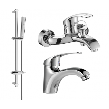 Mexen Fabia DB72 Bath Set, Chrome - 746503DB72-00