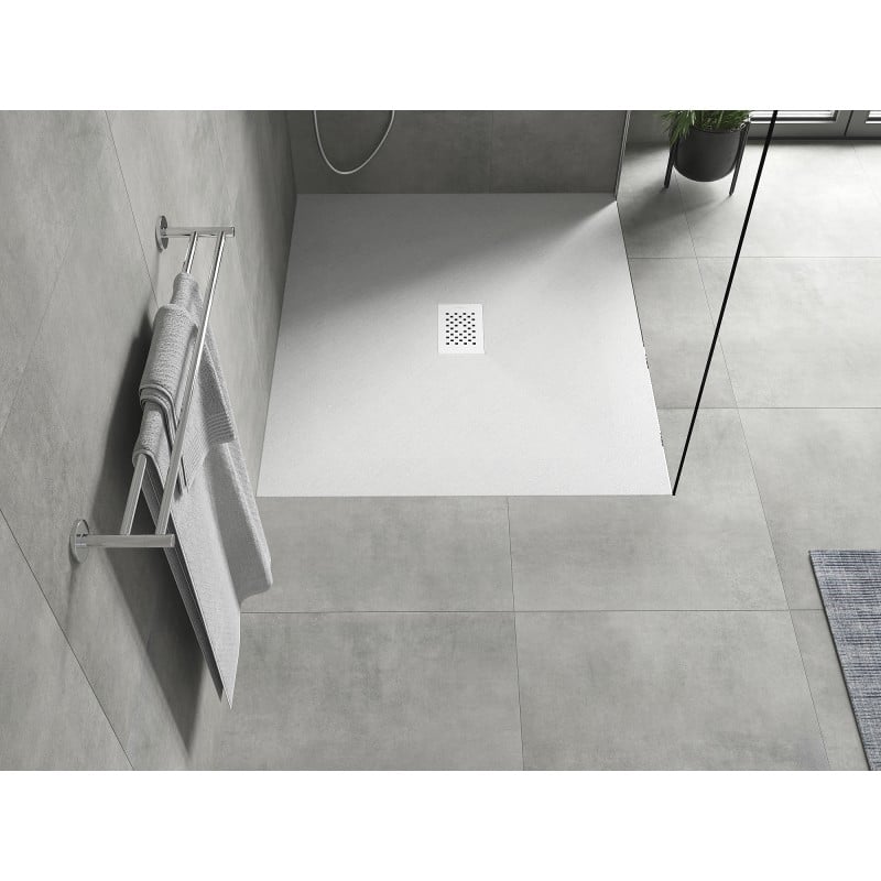 Mexen Hugo base de duche retangular SMC 110 x 100 cm, branco, tampa branca - 42101011-W