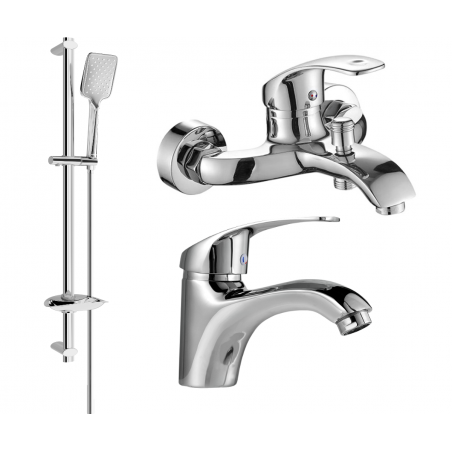 Mexen Fabia Set de bañera DB62, cromo - 746503DB62-00