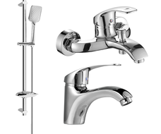 Mexen Fabia DB62 bath set, chrome - 746503DB62-00