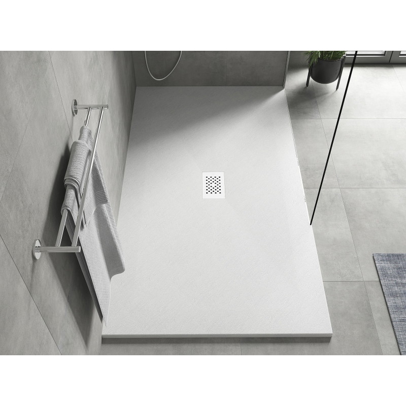Mexen Hugo rectangular SMC shower tray 180 x 100 cm, white, white cover - 42101018-W