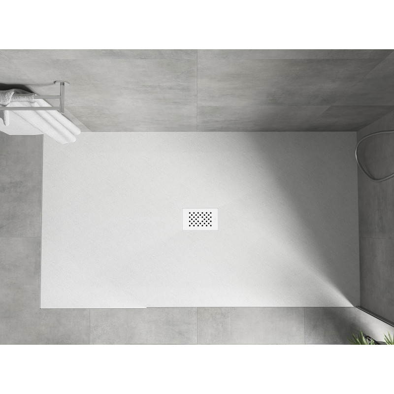 Mexen Hugo rectangular SMC shower tray 180 x 100 cm, white, white cover - 42101018-W