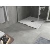 Mexen Hugo brodzik kwadratowy SMC 100 x 100 cm, biały, maskownica inox - 42101010-X
