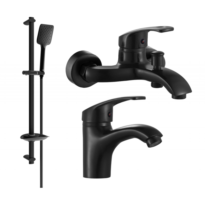 Mexen Fabia DB62 ensemble de bain, noir - 746503DB62-70