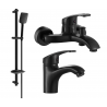 Mexen Fabia DB62 conjunto de bañera, negro - 746503DB62-70