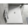 Mexen Hugo pravokutna SMC tuš kada 150 x 100 cm, bijela, inox maska - 42101015-X