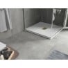 Mexen Hugo Quadratische Duschwanne SMC 100 x 100 cm, weiß, goldene Abdeckung - 42101010-G