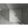 Mexen Hugo vierkante douchebak SMC 100 x 100 cm, wit, gouden afdekking - 42101010-G