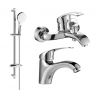 Mexen Fabia DB05 bath set, chrome - 746503DB05-00