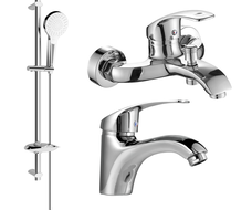 Mexen Fabia DB05 ensemble de bain, chrome - 746503DB05-00