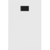 Mexen Hugo receveur de douche rectangulaire SMC 80 x 70 cm, blanc, cache noir - 42107080-B