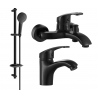 Mexen Fabia DB05 conjunto de bañera, negro - 746503DB05-70