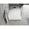 Mexen Hugo receveur de douche rectangulaire SMC 160 x 70 cm, blanc, cache noir - 42107016-B