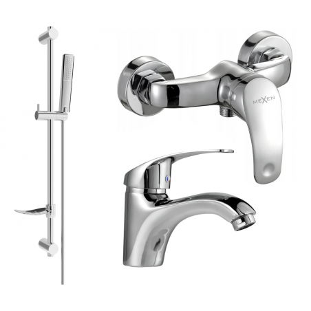 Mexen Fabia DF72 shower set, chrome - 746504DF72-00