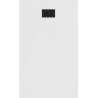 Mexen Hugo rectangular shower tray SMC 140 x 80 cm, white, black trim - 42108014-B