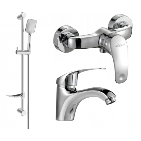 Mexen Fabia DF62 shower set, chrome - 746504DF62-00