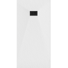 Mexen Hugo receveur de douche rectangulaire SMC 170 x 80 cm, blanc, cache noir - 42108017-B