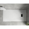 Mexen Hugo ristkülikukujuline SMC dušialus 170 x 80 cm, valge, must kate - 42108017-B