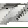 Mexen Hugo rechteckige Duschwanne SMC 180 x 80 cm, weiß, schwarze Abdeckung - 42108018-B