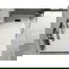 Mexen Hugo rechteckige Duschwanne SMC 180 x 80 cm, weiß, schwarze Abdeckung - 42108018-B