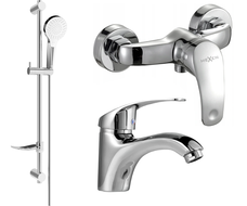 Mexen Fabia DF05 shower set, chrome - 746504DF05-00