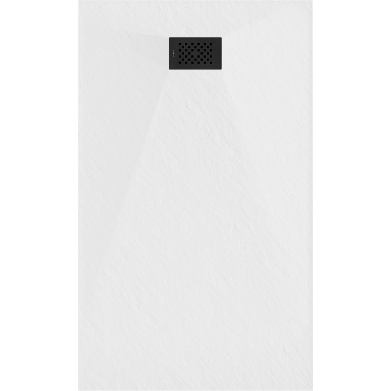 Mexen Hugo ristkülikukujuline SMC dušialus 150 x 90 cm, valge, must kate - 42109015-B