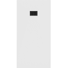 Mexen Hugo receveur de douche rectangulaire SMC 170 x 90 cm, blanc, cache noir - 42109017-B