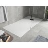 Mexen Hugo rectangular SMC shower tray 170 x 90 cm, white, black cover - 42109017-B