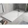 Mexen Hugo rectangular SMC shower tray 170 x 90 cm, white, black cover - 42109017-B