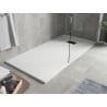 Mexen Hugo ristkülikukujuline SMC dušialus 170 x 90 cm, valge, must kate - 42109017-B