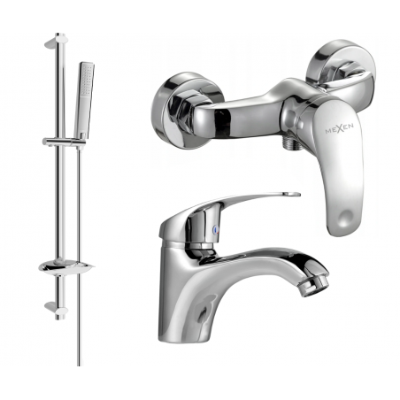 Mexen Fabia DB72 Shower Set, Chrome - 746504DB72-00