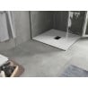 Receveur de douche carré Mexen Hugo SMC 100 x 100 cm, blanc, cache noir - 42101010-B
