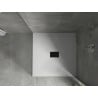 Receveur de douche carré Mexen Hugo SMC 100 x 100 cm, blanc, cache noir - 42101010-B