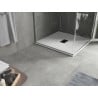 Receveur de douche carré Mexen Hugo SMC 100 x 100 cm, blanc, cache noir - 42101010-B
