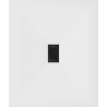 Mexen Hugo receveur rectangulaire SMC 110 x 100 cm, blanc, cache noir - 42101011-B