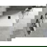 Mexen Hugo rechteckige Duschwanne SMC 140 x 100 cm, weiß, schwarze Abdeckung - 42101014-B