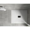 Mexen Hugo rectangular shower tray SMC 120 x 100 cm, white, black cover - 42101012-B