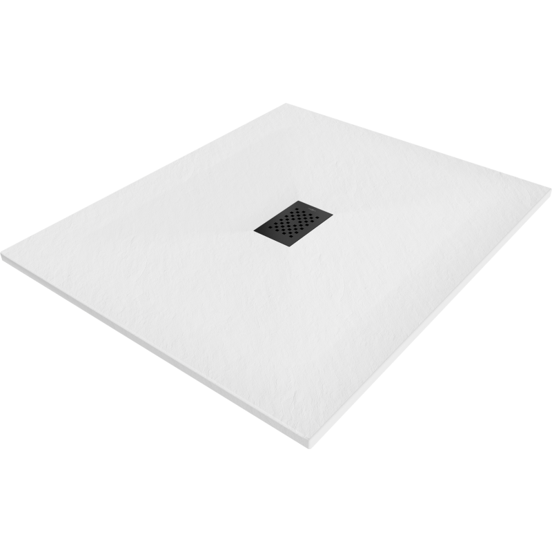 Mexen Hugo base de duche retangular SMC 130 x 100 cm, branco, tampa preta - 42101013-B