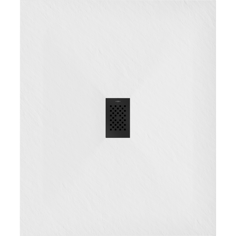 Mexen Hugo receveur de douche rectangulaire SMC 140 x 100 cm, blanc, cache noir - 42101014-B