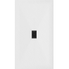 Mexen Hugo ορθογώνιος δίσκος ντους SMC 150 x 100 cm, λευκός, μαύρο κάλυμμα - 42101015-B